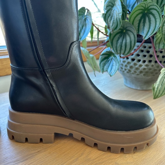 Alias Mae Australia Donni Lug Sole Black Leather Boots - Picture 11 of 16